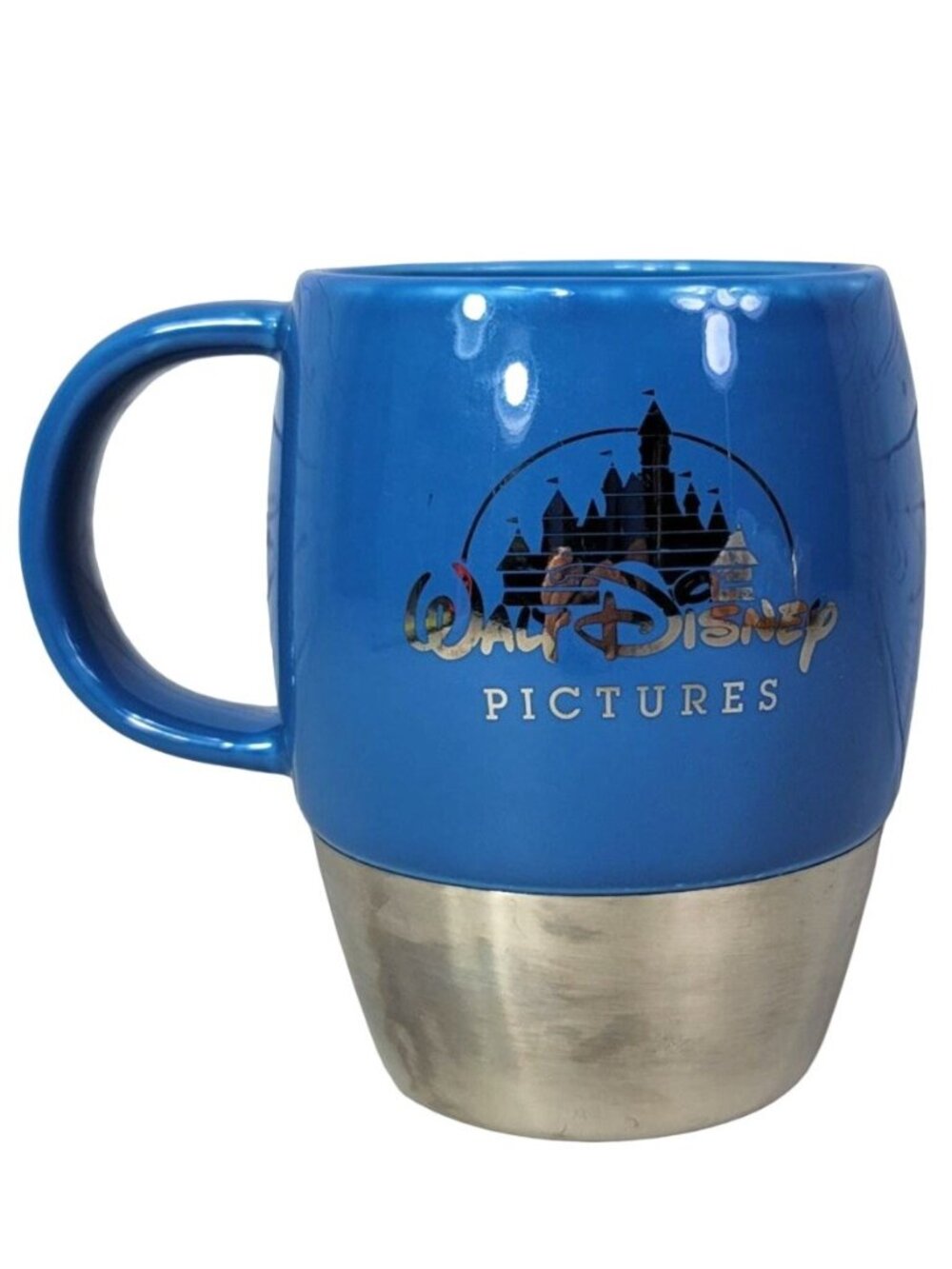 Disney Pictures Travel Mug Ceramic Stainless Steel Magic Kingdom Castle Logo